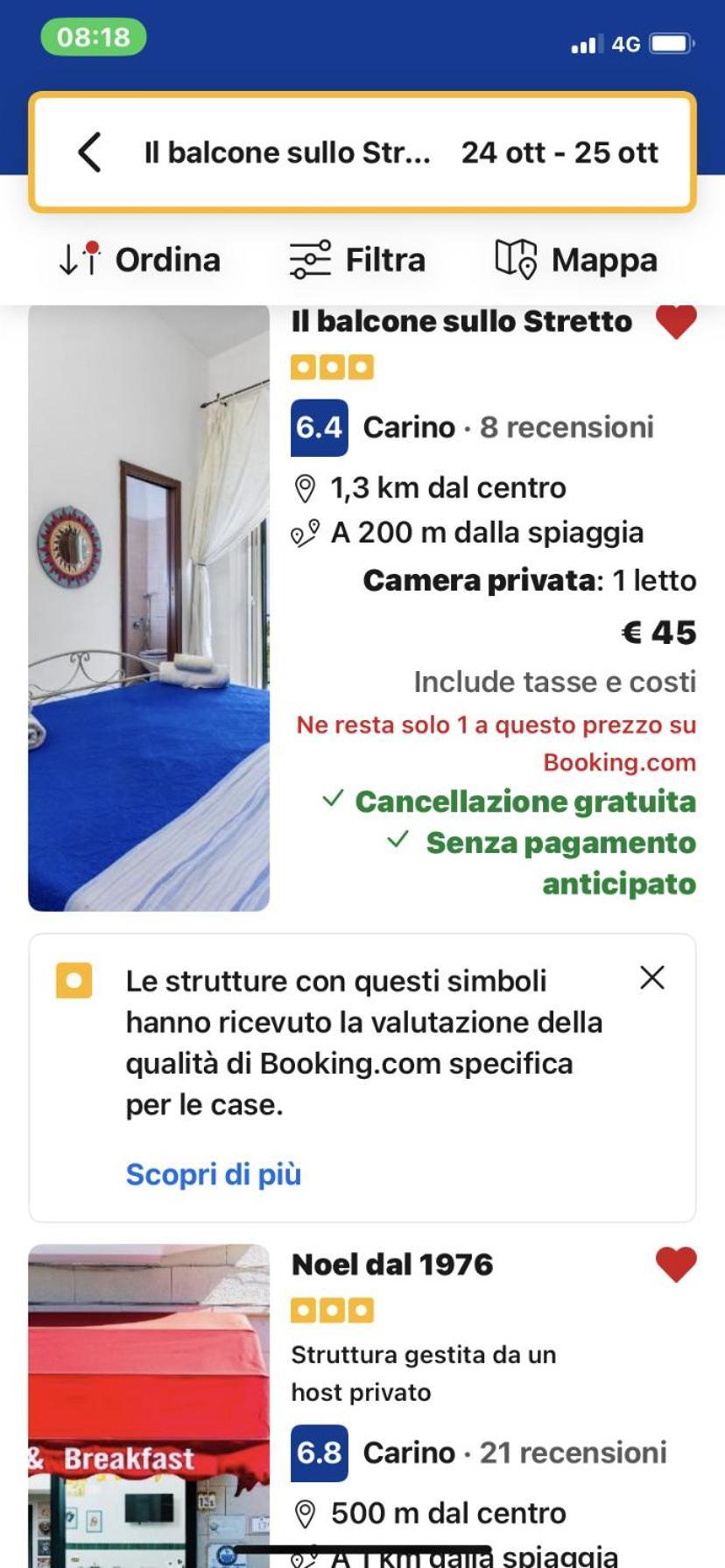 Il Balcone Sullo Stretto Bed & Breakfast Reggio di Calabria Eksteriør bilde